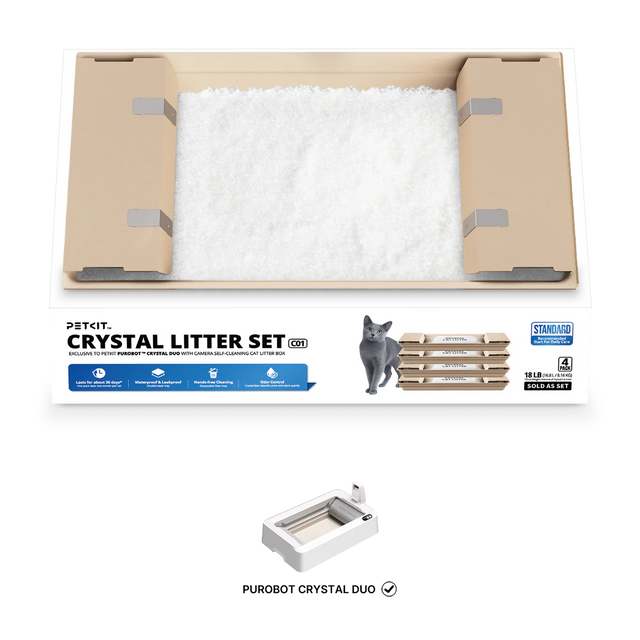 PETKIT Crystal Duo Automatische Kattenbak Navulverpakkingen Set van 4