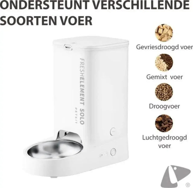 petkits automatische voerbak voor honden en katten ondersteunt verschillende soorten voer waaronder gemixt voer en droog voer