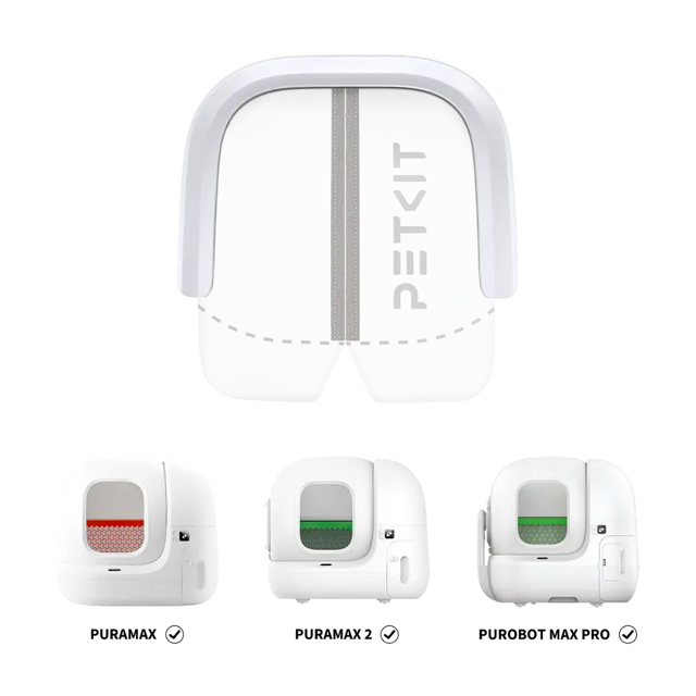 stofgordijn is bruikbaar voor pura max, puramax 2 model of de purbot max pro van petkit automatische kattenbakken