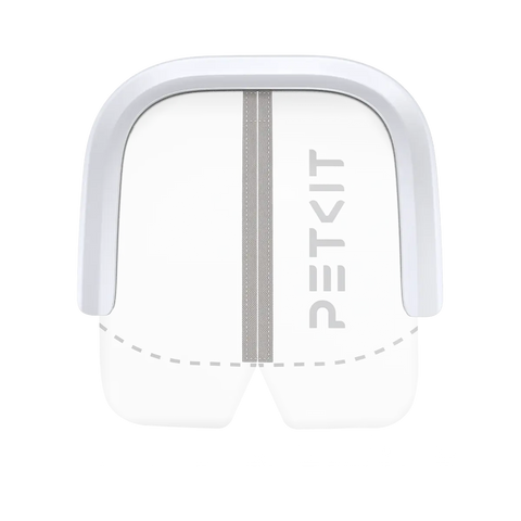 magnetisch stofgordijn van petkit dat hoort op een automatische kattenbak