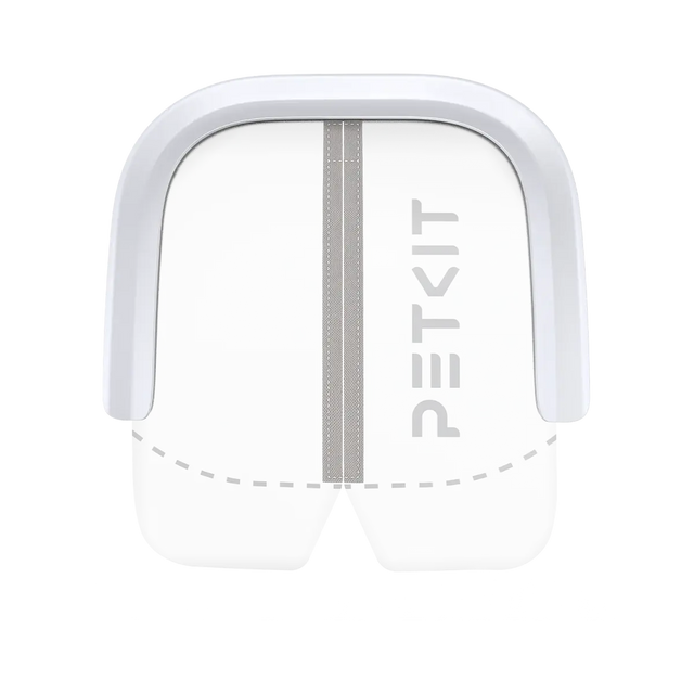 magnetisch stofgordijn van petkit dat hoort op een automatische kattenbak