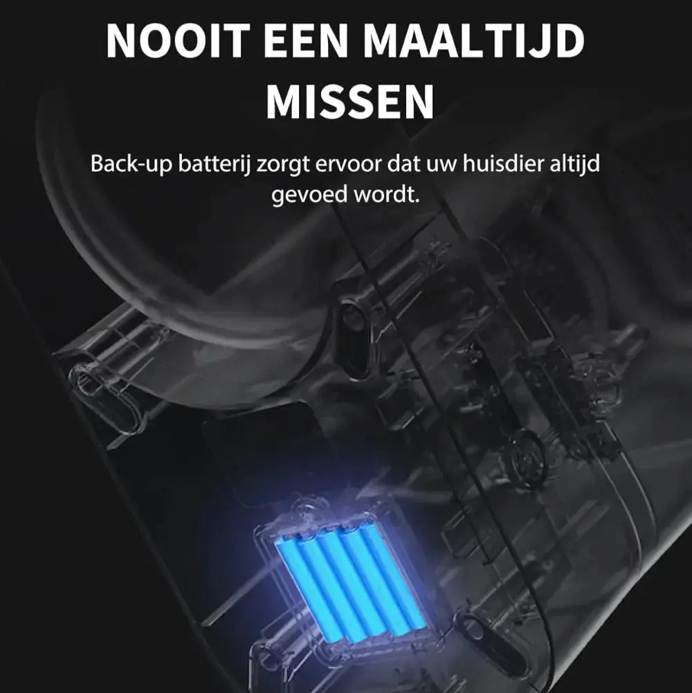 een voerbak op batterijen? dat kan met de petkit fresh element solo. Nooit meer een maaltijd missen