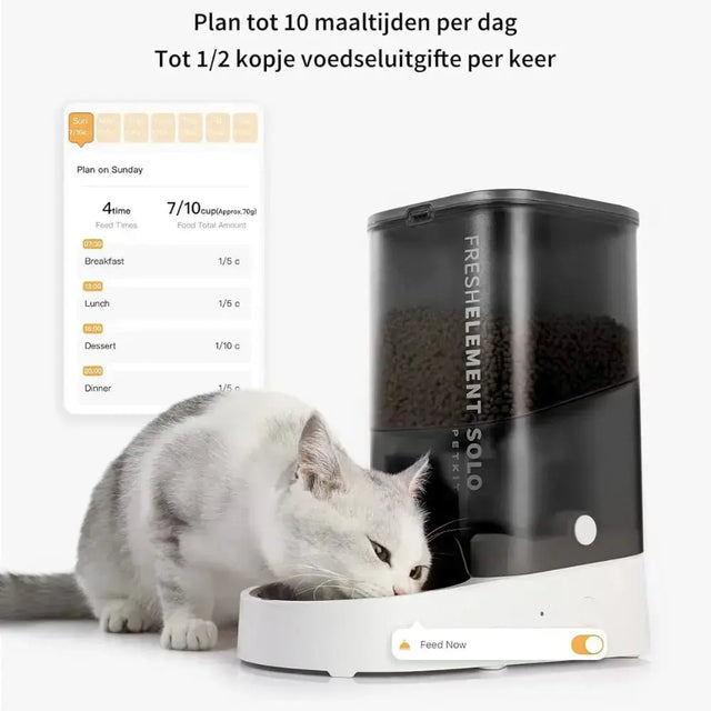 laat uw huisdieren op elk moment eten tot 10 maaltijden per dag plannen