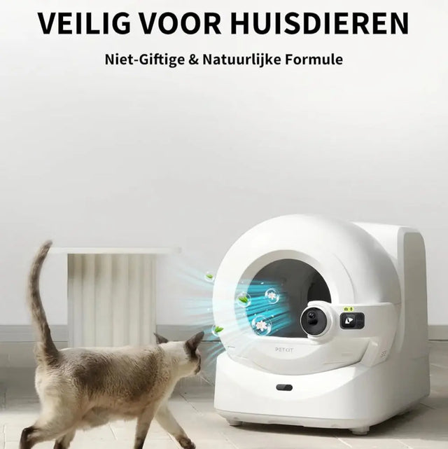 n50 filter die werkt voor de petkit purobot ultra, een kattenbak automatisch, werkt met een niet giftige en natuurlijke formule is veilig voor katten