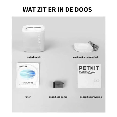 PETKIT Katten Waterfontein Eversweet Solo SE 1.85L Met Filter Wit PETKIT