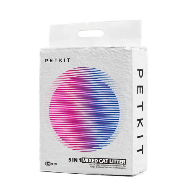 1 doos  petkit 5 in 1 gemende kattenbakvulling