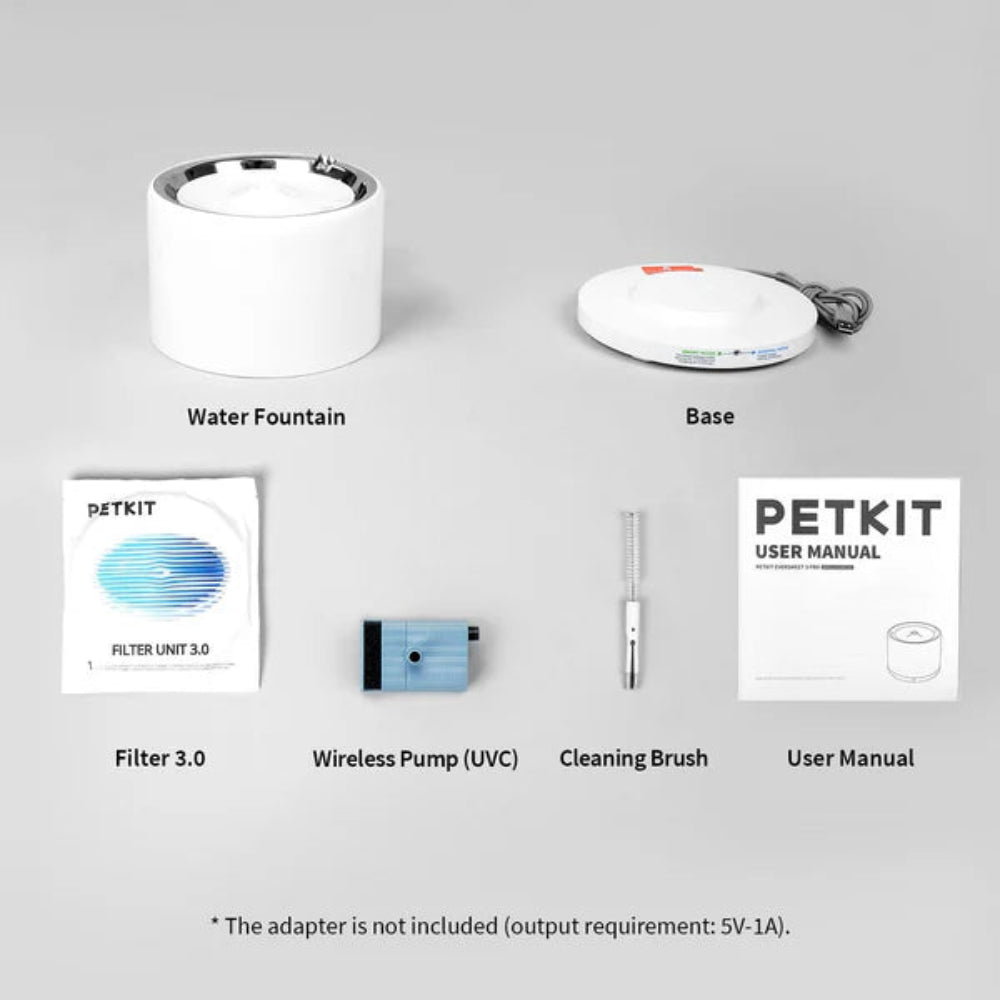 paklijst voor de petkit eversweet pro uvc