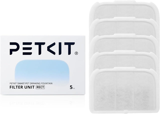 petkit filters voor drinkfonteinen komen in een doos met 5 stuks