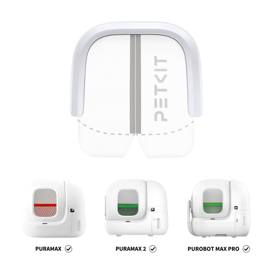 stofgordijn is bruikbaar voor pura max, puramax 2 model of de purbot max pro van petkit automatische kattenbakken