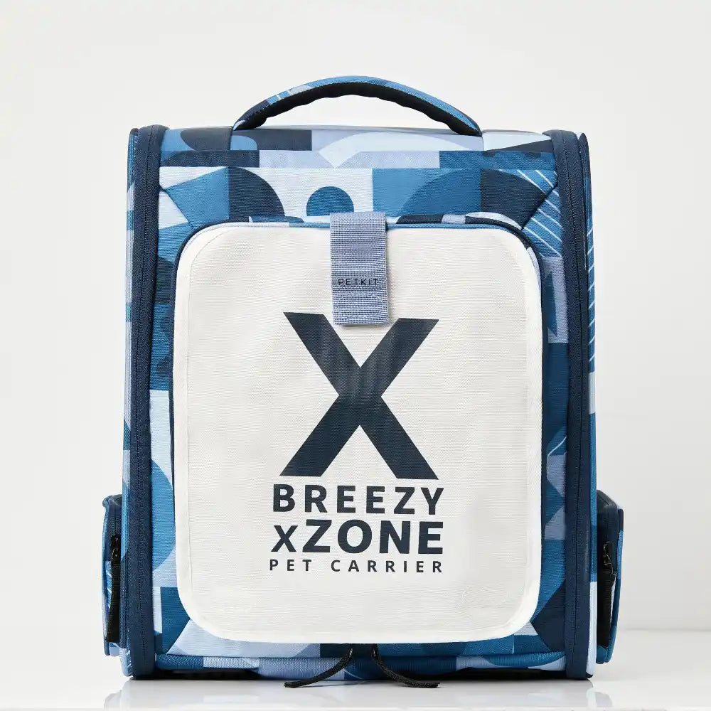blue breezy one pet cat dog carrier bag