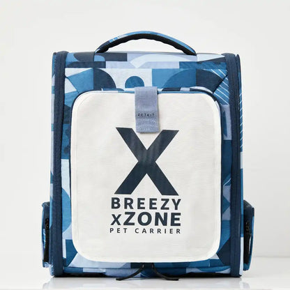 blue breezy one pet cat dog carrier bag