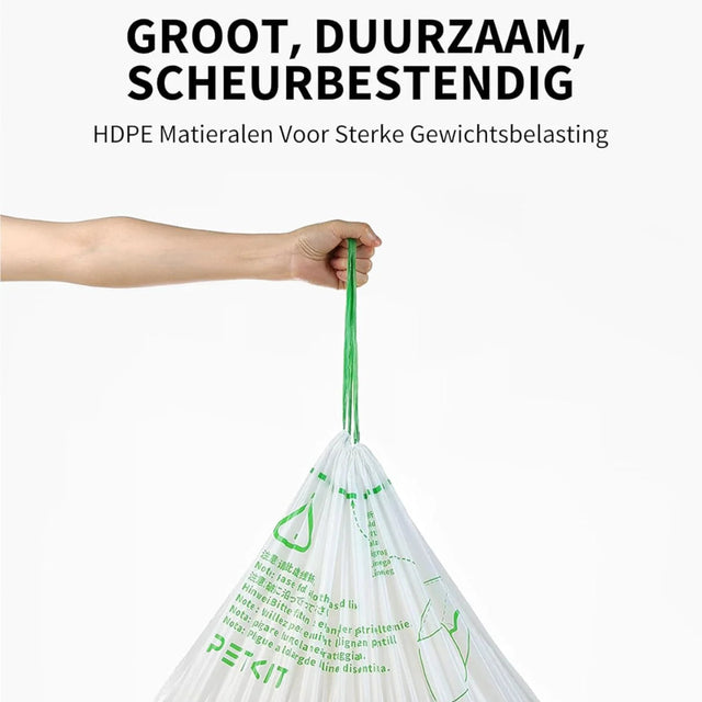 petkit kattenbak vuilniszakken zijn groot duurzaam en scheurbestendig