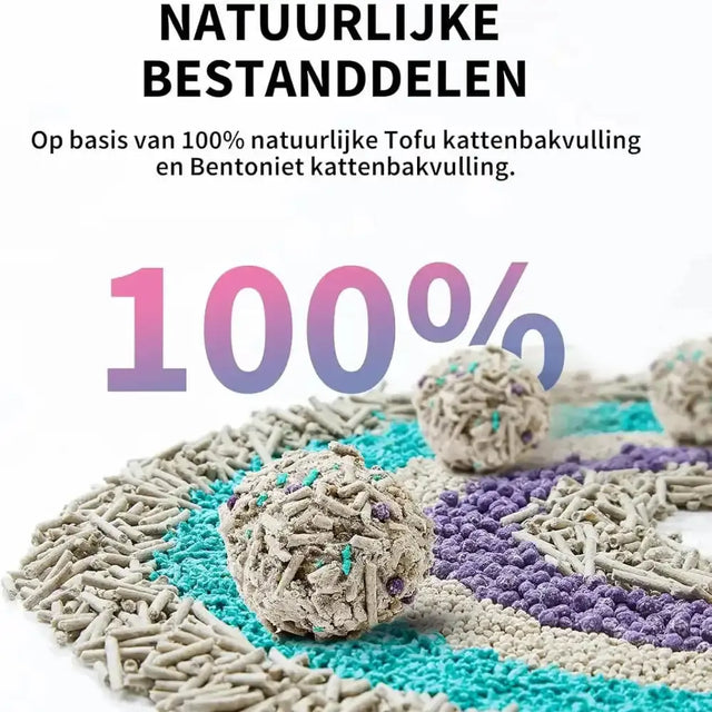 petkit kattenbakvulling is gemaakt von 100% natuurlijke tofu