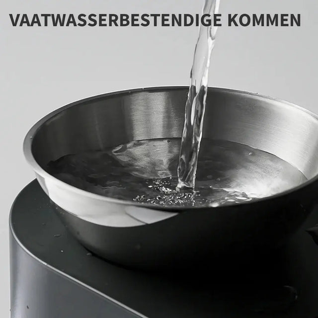 petkits voerbakken hebben een rvs en vaatwasserbestendige kommen 