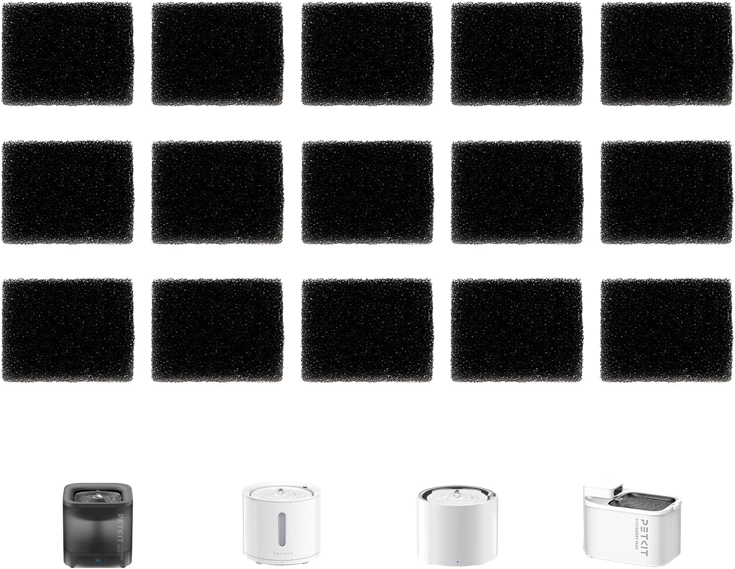 schuimfilter met alle petkit waterfonteinmodellen