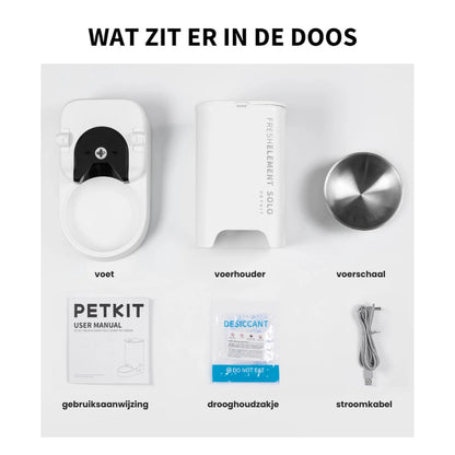 PETKIT Voerautomaat Hond Fresh Element Solo Wit 3L Hondenvoer