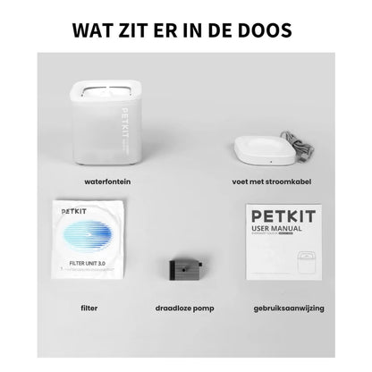 PETKIT Katten Waterfontein Eversweet Solo SE 1.85L Met Filter Wit